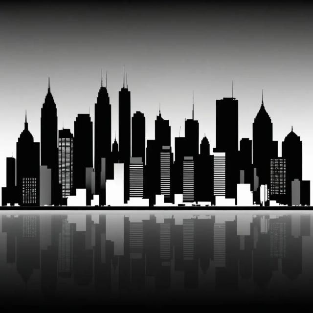 vector-black-white template 2