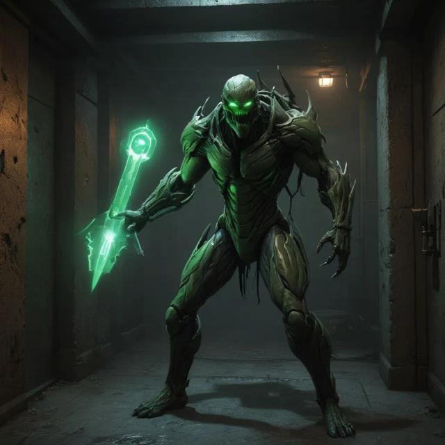 Generador de armas aleatorias: diseña armas personalizadas de fantasía y ciencia ficción.